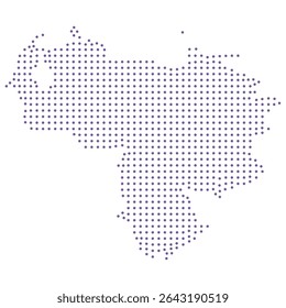 Uruguai mapa pontilhado padrão design roxo círculo