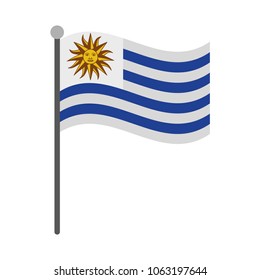 Uruguay national flag