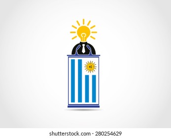 Uruguay Podium Brilliant Politician Idea Program