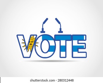 Uruguay Podium Vote Text