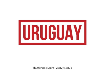Uruguay Rubber Stamp Seal Vector