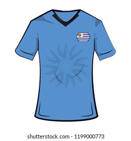 Uruguay soccer tshirt