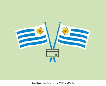 Uruguay Symbol Emblem Debit Card