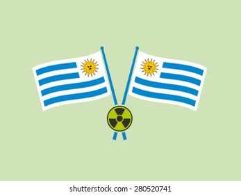 Uruguay Symbol Emblem Hazard