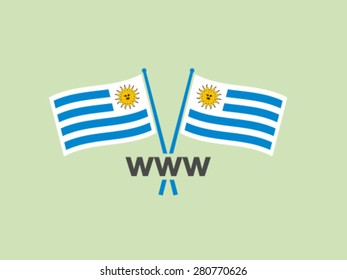 Uruguay Symbol Emblem Internet Hosting Address