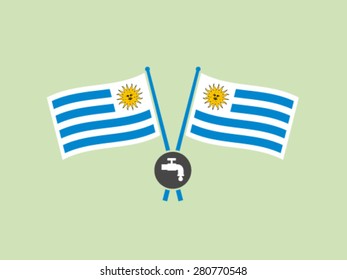Uruguay Symbol Emblem Water