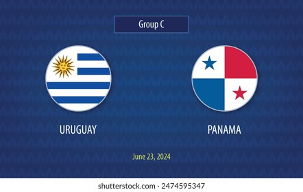 Uruguay vs Panamá transmiten el torneo Plantilla América 2024