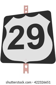 US 29 Route sign
