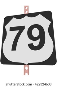 US 79 Route sign