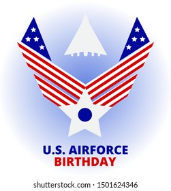 Us Air Force Birthday Event Which Stock Vector (Royalty Free ...