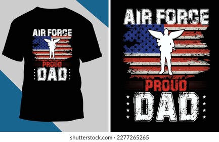 US Air Force Military Vector Tshirt Design  