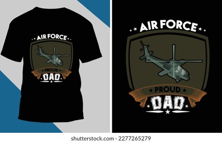 US Air Force Military Vector Tshirt Design  
