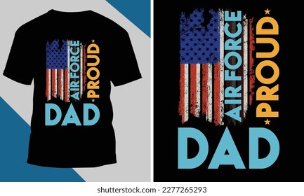 US Air Force Military Vector Tshirt Design  