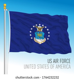 Us Air Force Official Flag United Stock Vector (Royalty Free ...