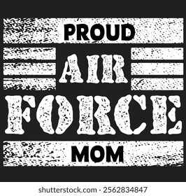 U.S. Air Force Proud Mom USAF Military Mom Mother's Day 