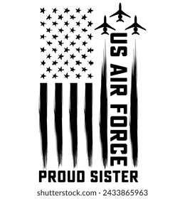 US Air Force t shirt design,Proud Air Force Wife svg,Cricut  Silhouette cut files,American Flag, Distressed US Flag svg