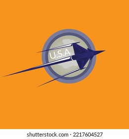 US Air Force Template, Card, Banner, Background Design.