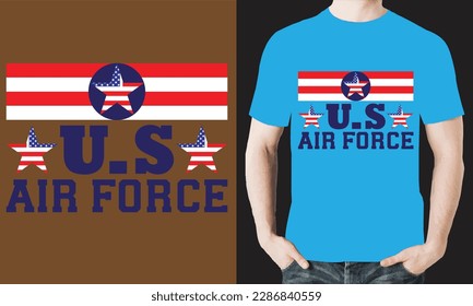 U.S AIR FORCE T-SHIRT DESIGN VECTOR FILES.