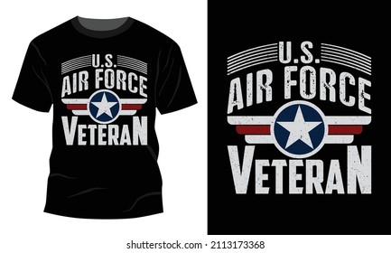 Us air force veteran - 
Vector graphic, Typographic poster, vintage, US Veteran T-shirt Design.