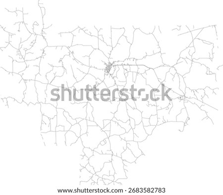 US Alabama State Bullock County Roads