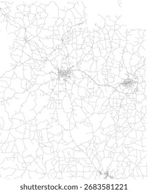 US Alabama State Covington County Roads