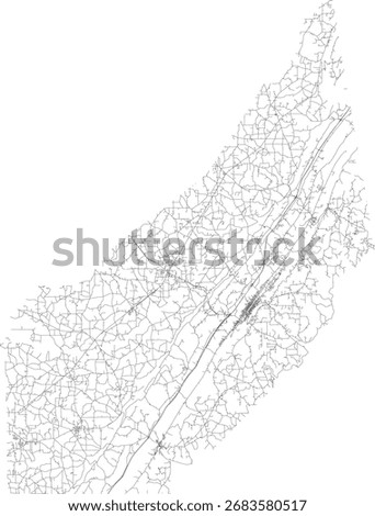 US Alabama State DeKalb County Roads