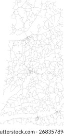 US Alabama State Carreteras del Condado de Lamar