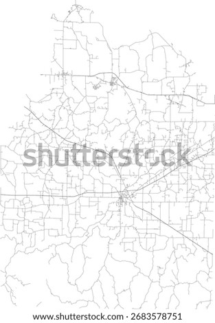 US Alabama State Lawrence County Roads
