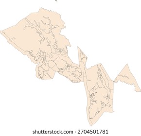 EUA Estado do Alasca Hoonah-Angoon Census Area Vetor Census Block 2020 vetor Tabulação (Censo) Block