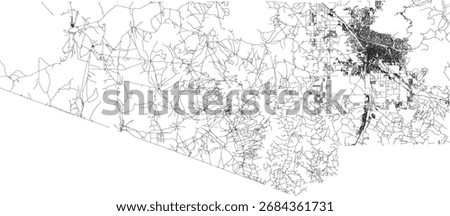 US Arizona State Pima County Roads