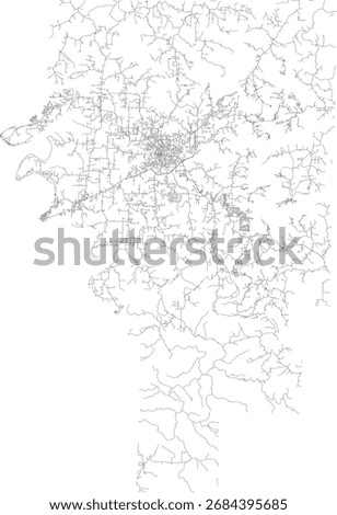 US Arkansas State Baxter County Roads