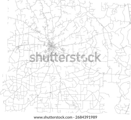 US Arkansas State Drew County Roads