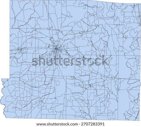 US Arkansas State Drew County Vector Census Block 2020 vector Tabulation (Census) Block