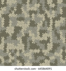 US army acu digital camouflage fabric texture background-puzzle