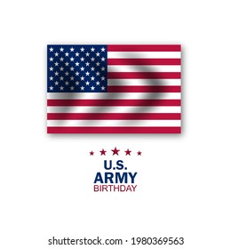 U.S. Army Birthday ,Vector Illustration.