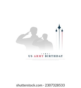 US. Army Birthday, Vector illustration