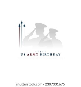 US. Army Birthday, Vector illustration