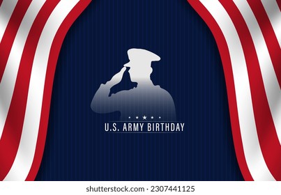 US. Army Birthday, Vector illustration