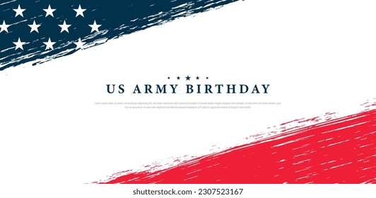US. Army Birthday, Vector illustration