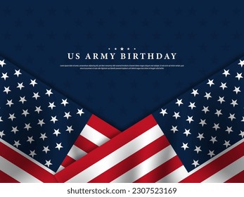 US. Army Birthday, Vector illustration