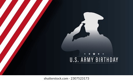 US. Army Birthday, Vector illustration