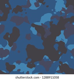 US Army dark blue camo vector
