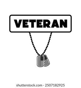 US Army Military Veteran T-Shirt Design.