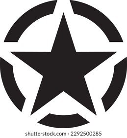 US ARMY STAR LOGO VECTOR