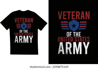 us army t shirt design vector file