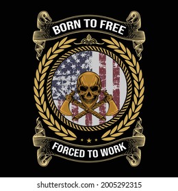 US ARMY T-SHIRT DESIGN VECTOR