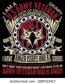 us army veteran t shirt design lover