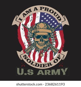 US army veteran t shirt design