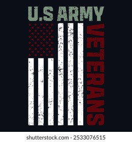 us army veterans t-shirt design vector.eps