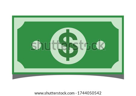 US Banknote vector USD. US Currency. Can be used for Web, Mobile, Infographic and Print. EPS 10 Vector illustration.